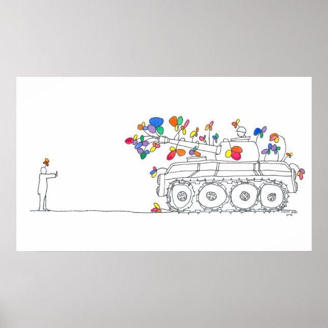 Tank för fred poster (Framsidan)