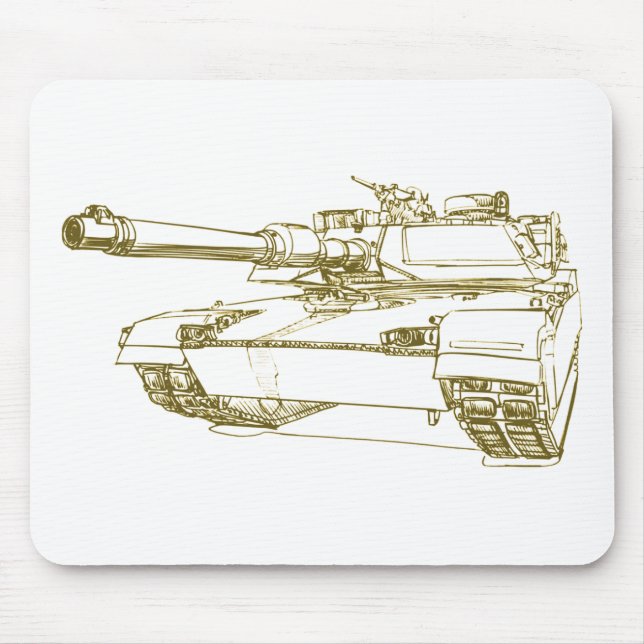 Tank för M1 Abrams Musmatta (Framsidan)