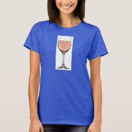 Tank för Rosé vinexponeringsglas Tee Shirt