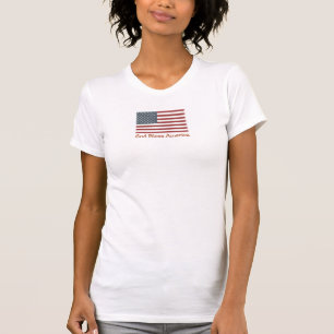Tank för välsigna digAmerika flagga T Shirt