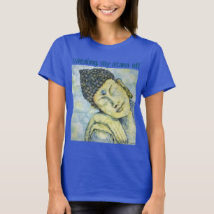 Tank för YogaAsana Buddha konst kopplad av muskel Tee