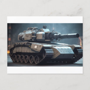 Tank från en alternativ verklighet vykort