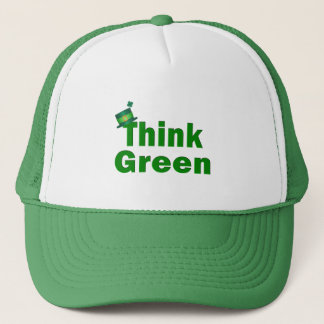 Tänk Green Hatt Truckerkeps