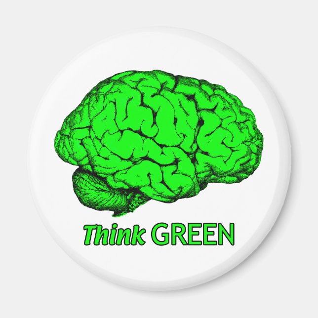 Tänk GREEN Magnet (Framsidan)