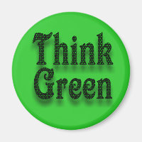 Tänk Green-Magnet