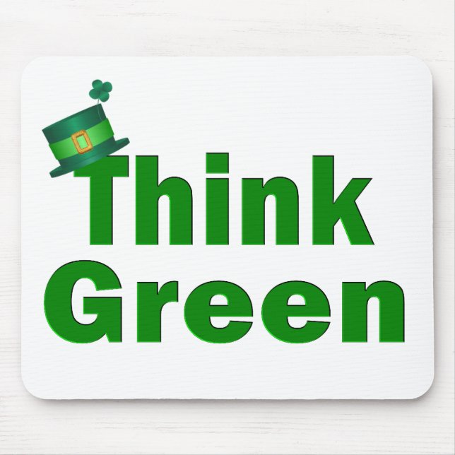 Tänk Green Mousepad Musmatta (Framsidan)