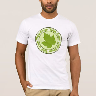 Tänk grön skjorta - välj stil & färg tee shirt