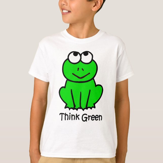 Tänk grön t-shirt (Framsida)