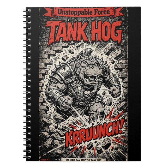 Tank Hog Anteckningsbok (Framsidan)