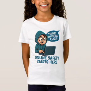Tänk Innan Du Klickar - Medvetenhet om Säkerhet On T Shirt