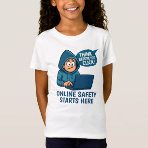 Tänk Innan Du Klickar - Medvetenhet om Säkerhet On T Shirt