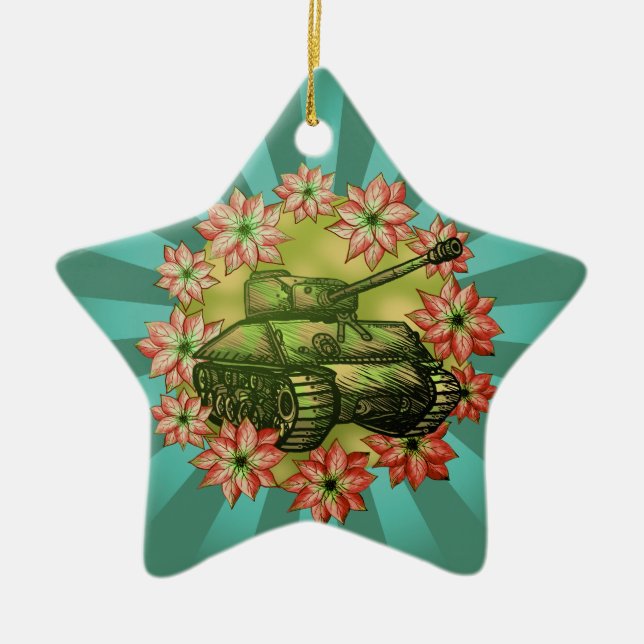 Tank jul anpassade ornament (Framsidan)