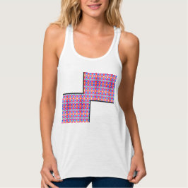 Tank med design linne med racerback