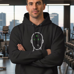 Tänk Mer Spegla Mindre Hoodie