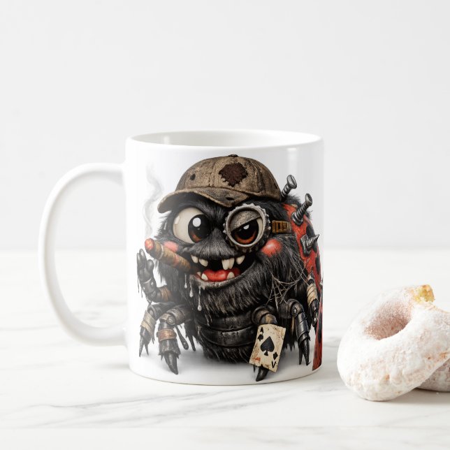Tank Monster Kaffemugg (Med munk)