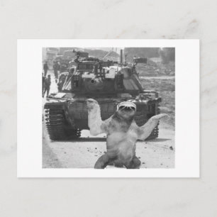 tank och sluttning vykort