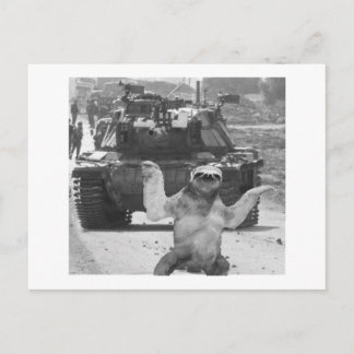 tank och sluttning vykort