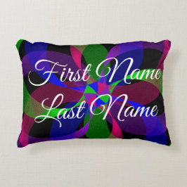 Tänk om 3D 2D-fyllning för geometrisk hybridkontur Prydnadskudde