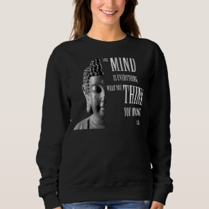 Tänk om allt buddha citerar buddhism t shirt
