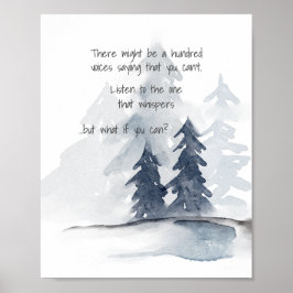 Tänk om du kan poster