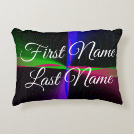 Tänk om fyravägs geometrisk dekorfyllning prydnadskudde