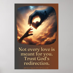 Tänk om Gud skyddar dig från fel Kärlek? Poster