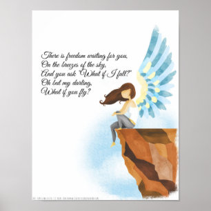 "Tänk om jag faller?" Poster