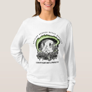 Tänk om Minska Återanvänd Återvinn Rädda Jorden T Shirt