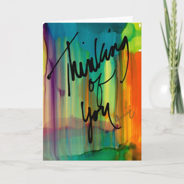 Tänk på att du har ett tomt anteckningskort (Framsida)