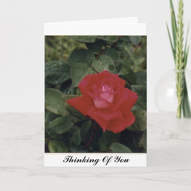 Tänk på dig - anpassad kort (Framsida)