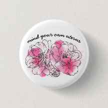 Tänk på din egen livmoder (rosa blommor)