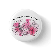Tänk på din egen livmoder (rosa blommor)
