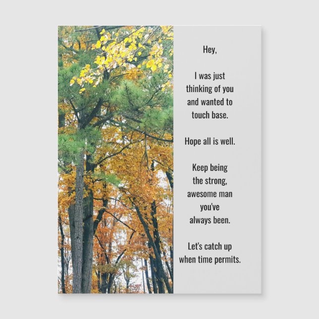 Tänk på ditt magnetkort (Framsida)