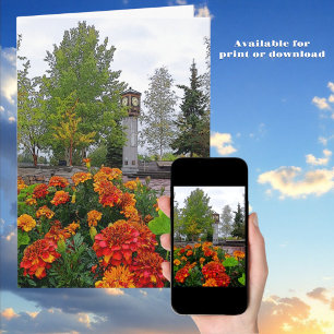 Tänk på er Fairbanks, Alaska Photo Anpassningsbar Kort