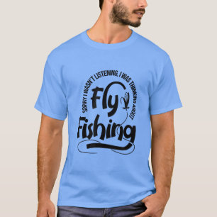 Tänk på Flygfiske Trotu Fisherman Angler T Shirt