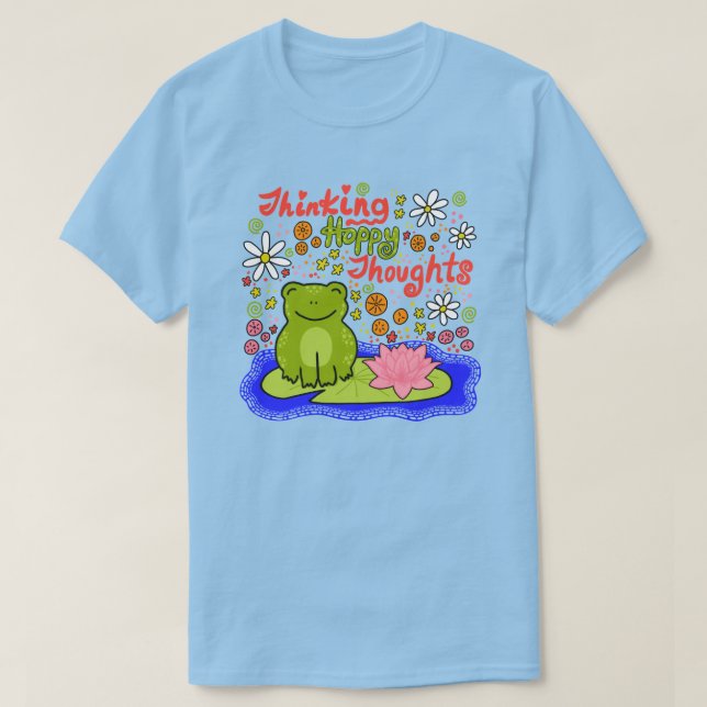 Tänk på Hoppy Thoughts T Shirt (Design framsida)