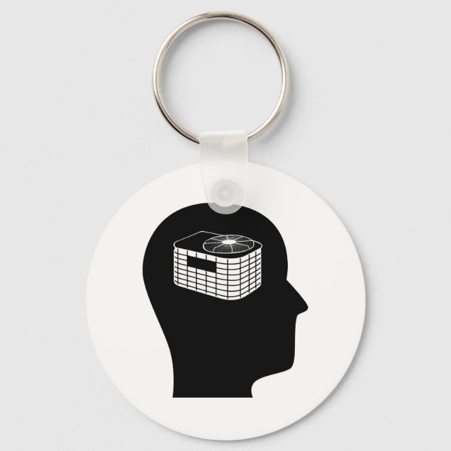 Tänk på HVAC Nyckelring (Framsida)