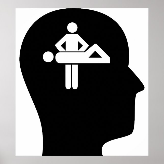 Tänk på massage poster (Framsidan)