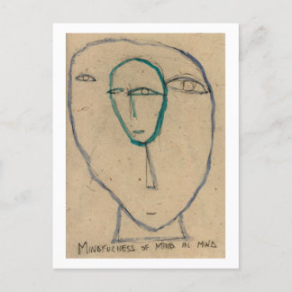 Tänk på sinnesstämningen. Buddhistiska begrepp Vykort