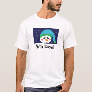 Tänk på snö t-shirt