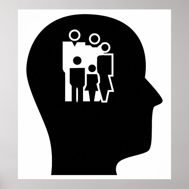 Tänk på Social-arbete Poster (Framsidan)