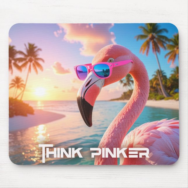 TÄNK ROSARE - Flamingo ROSA Musmatta (Framsidan)