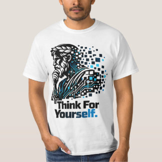 Tänk Själv Kretskort Porträtt T Shirt