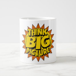 Tänk Stora Bilder Jumbo Mugg