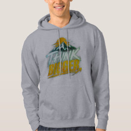 Tänk Större – Motiverande Design för Tillväxttänka Hoodie