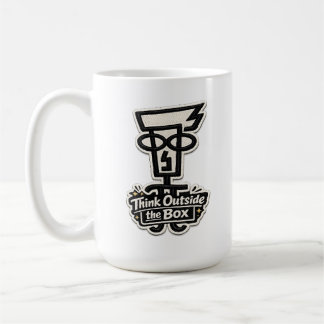 💡 Tänk Utanför Boxen – Inspirerande Kaffemugge Kaffemugg