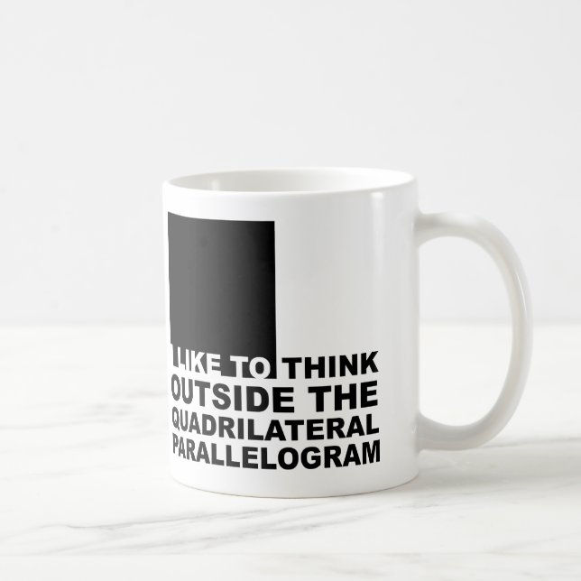 Tänk Utanför Boxen Rolig Geek Nörd Mugg (Höger)