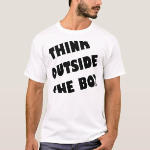 Tänk Utanför Boxen Rolig T-Shirt