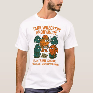 Tank Wevers Anonymous - Funny Oscar Cichlid T Shirt