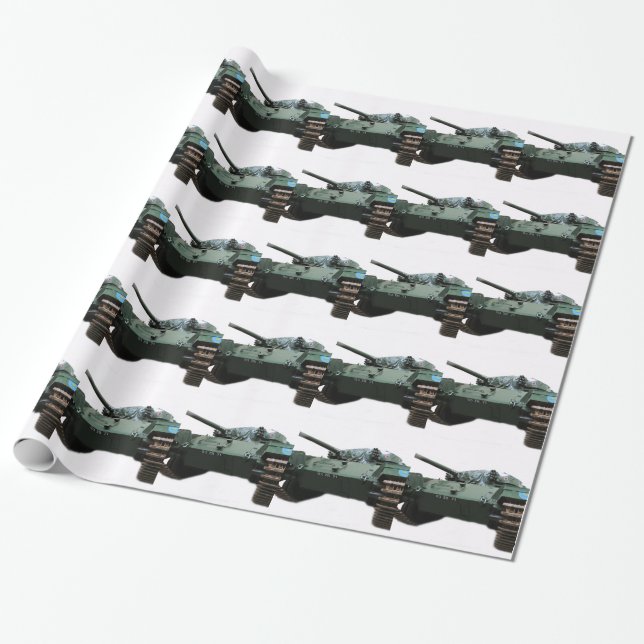 Tank WW2 Presentpapper (Utrullad)